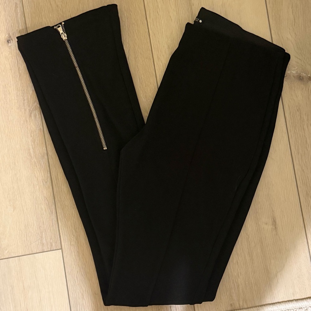 Zara Women's Black Zip Pants